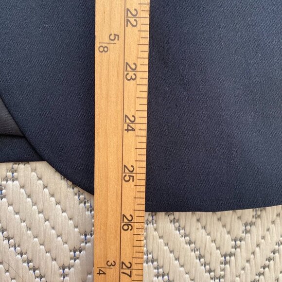 NWT EXPRESS Fitted Blazer Jacket SZ 10 Black Notch Collar 3 Button Office Career - Picture 8 of 8